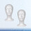 2 Vrouwelijk Hoofdmodel Sjaal Pruik Mannequin Wit 8