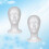 2 Vrouwelijk Hoofdmodel Sjaal Pruik Mannequin Wit 9
