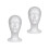 2 Vrouwelijk Hoofdmodel Sjaal Pruik Mannequin Wit 4