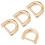 4 D-Ringen Met Sluitschroef Voor Sleutelhanger En Portemonnee 9
