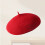 Children Warm Beret Wollen Hoed Winter Rood 2