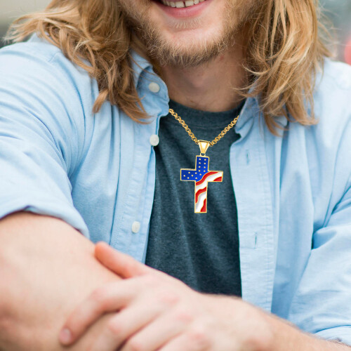 Cross Hanger Met Amerikaanse Met Ketting 2
