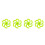 Universal Green Rubber Bow String Silencers for Noise Reduction 13