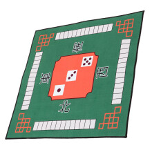 Mahjong Tischmatte Grün Rutschfest Für Kartenspiele