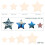 Five-Pointed Star Spaanders Huwelijkstafel Decoratie 2