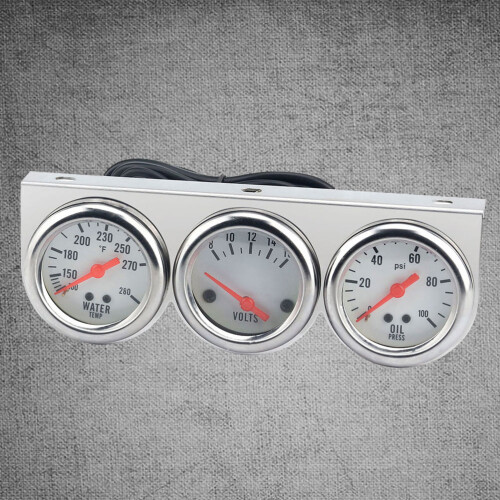 12v water temperatuur en volt meter 3 in 1 kit 2