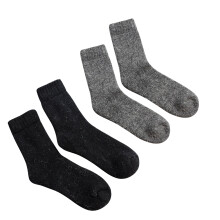 2 Paar Dikke Wollen Warm Grijs En Donker