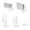 1Set White Plastic Shutter Repair Pins Durable Replacement for Louvers 11