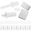 1Set White Plastic Shutter Repair Pins Durable Replacement for Louvers 5