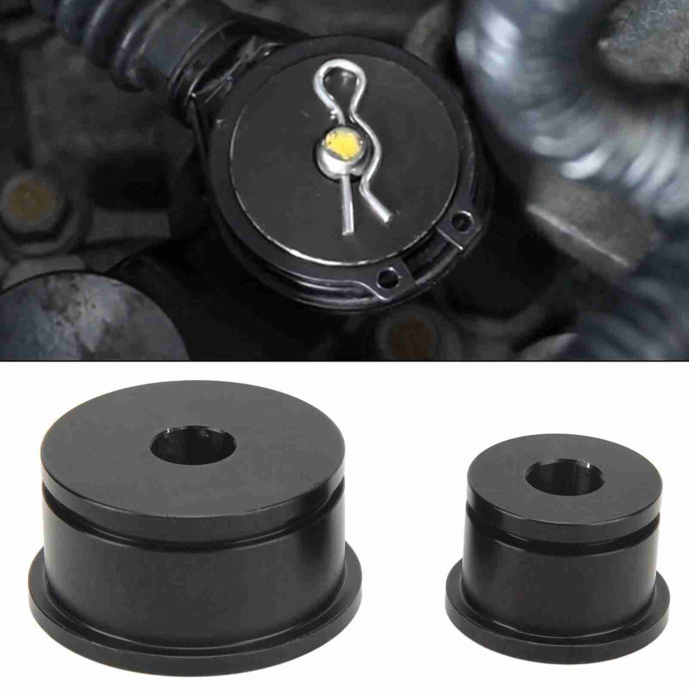Cnc Aluminum Shifter Cable Bushings Kit For Acura Rsx 2002-2006 Black 4391357082853