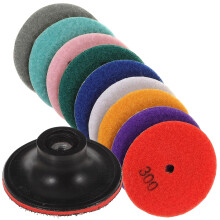1 Set Marmor-Polierpads Diamant-Feuchtpolierkit Für