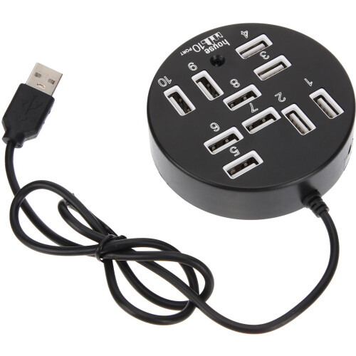 Usb Hub 10 Anschlüsse Für Laptop Desktop Computer