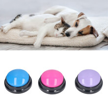 3Pcs Dog Talk Buttons Purple Blue Pink 30s Recording Pet Training Tools