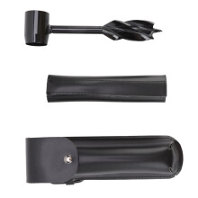 Multiherramienta de supervivencia al aire libre 235 g dril negro 16x4 cm