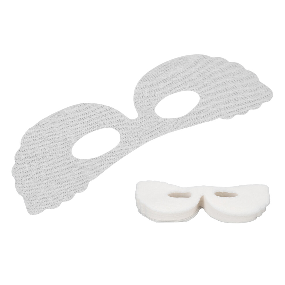 White 200Pcs Disposable Cotton Linter Butterfly Eye Mask Paper For Skin Care