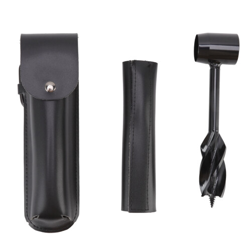 Schwarze Outdoor-Survival-Multitool-Bohrer-Tasche 164 cm 1