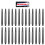 100 Plastic Dart Assen Met Schroefdraad Zwart 8
