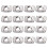100Pcs European T-Nuts for Aluminum Profile System Drop-in Silver 1
