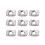 100Pcs European T-Nuts for Aluminum Profile System Drop-in Silver 3