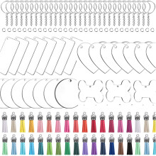Raindrops Kit Blanks Handbeschilderd Verfde Huis Sleutel Decoratie