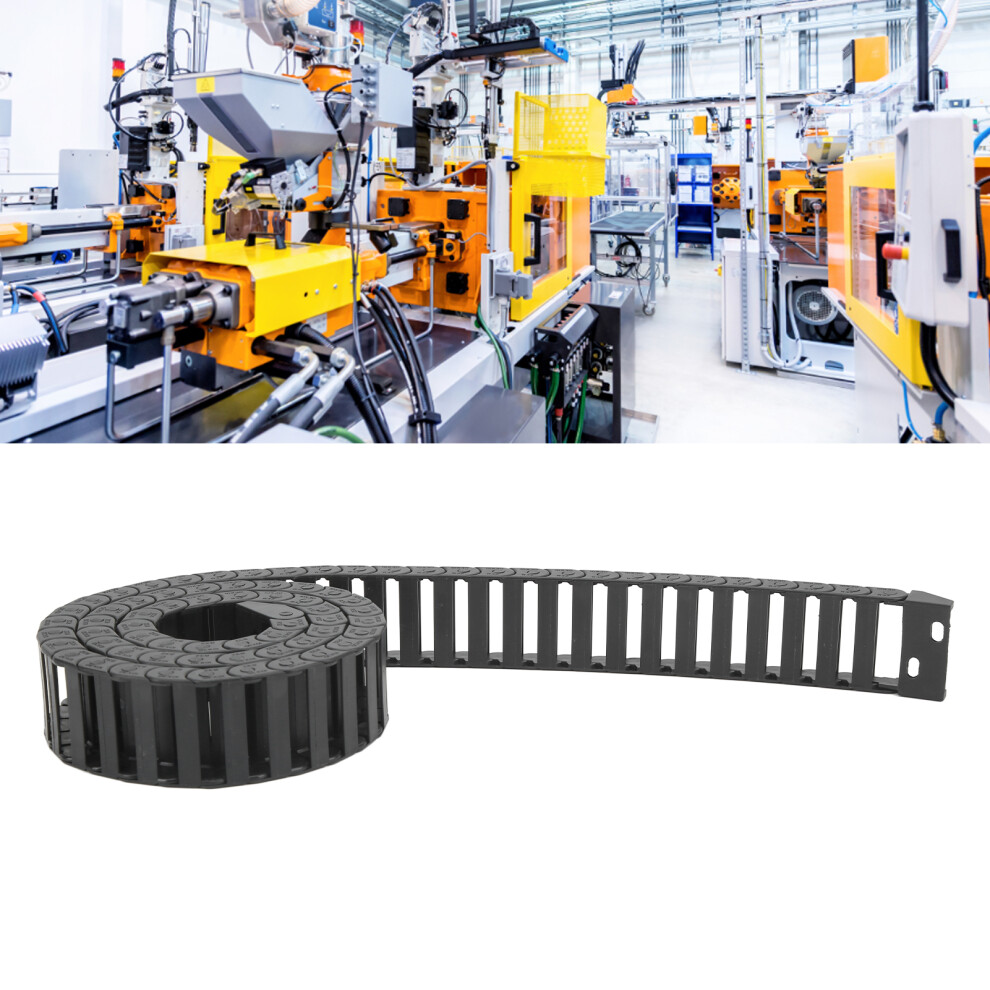 Cnc Cable Wire Carrier 10X30mm Drag Chain 1M Length With End Connector 9391357086344