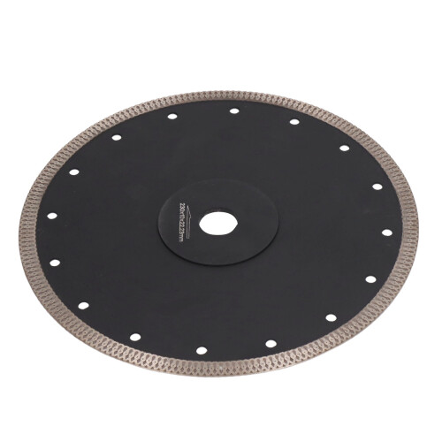 230mm Circular Diamond Saw Blade for Marble Tile Cutting, Black