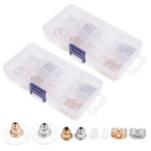 2 Dozen Oorring Achterkant Met Plaagje Oorveiligheidsstopper
