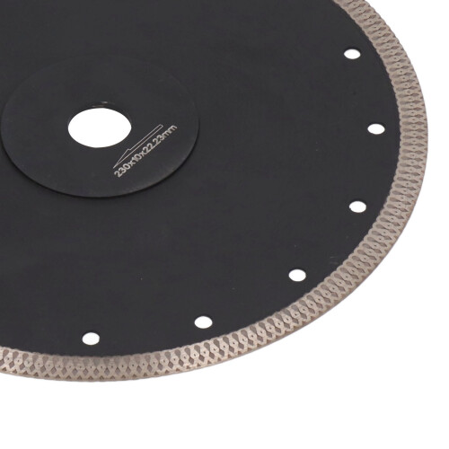 230mm Circular Diamond Saw Blade for Marble Tile Cutting, Black 2