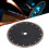 230mm Circular Diamond Saw Blade for Marble Tile Cutting, Black 16