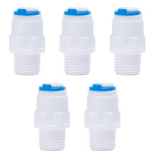 5 schnellverbinder gerade pe-rohrfittinge 2-punkt wasserfilter