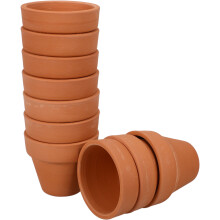 10Stk 4,5X4Cm Mini Terrakotta Topf Für Sukkulenten Pflanzen