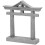 Torii Modell Japanische Landschaftsdekoration 7
