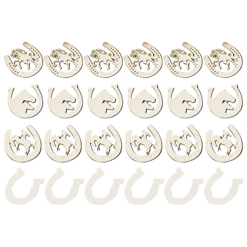 48Stk Holzscheiben Design Diy Graffiti Chips