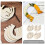 48Stk Holzscheiben Design Diy Graffiti Chips 9