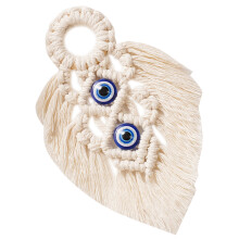 Macrame Wanddekoration Bohemian Gewebte Mit Quaste Ornament