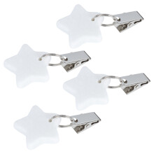 4Stück Tischdeckenbeschwerer Sternförmig Mit Metallclip Für Outdoor