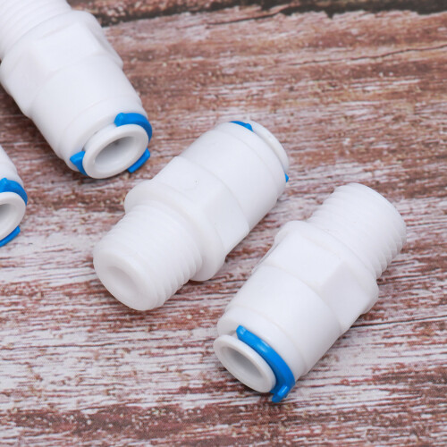 5 schnellverbinder gerade pe-rohrfittinge 2-punkt wasserfilter 2