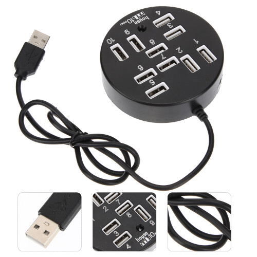 usb hub 10 port verteiler für laptop desktop computer 1