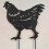 1 Set Metall Huhn Mit Küken Gartenstecker 4