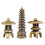 3Stk Mini Turm Für Garten Und Desktop 5
