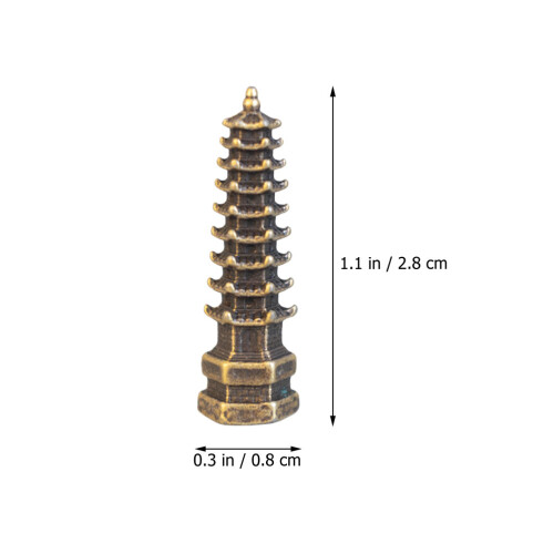 3Stk Mini Turm Für Garten Und Desktop 1