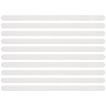 36Stk Streifen Aufkleber Transparent 2Cm X 38Cm Weiß