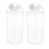 2 Stk. Kunststoff Milchbecher Transparent 500 Ml 3