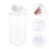 2 Stk. Kunststoff Milchbecher Transparent 500 Ml 5