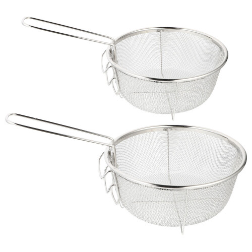 2 fritierkörbe aus für (silber)