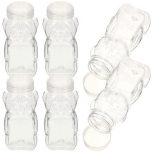 6 bärenform honigflasche transparent süßigkeitendose
