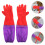 par de guantes el codo impermeables para cambio en acuarios 9