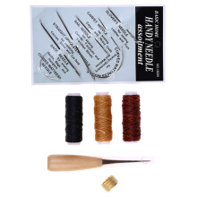 kit de couture pour cuir 12 pièces avec aiguilles fil