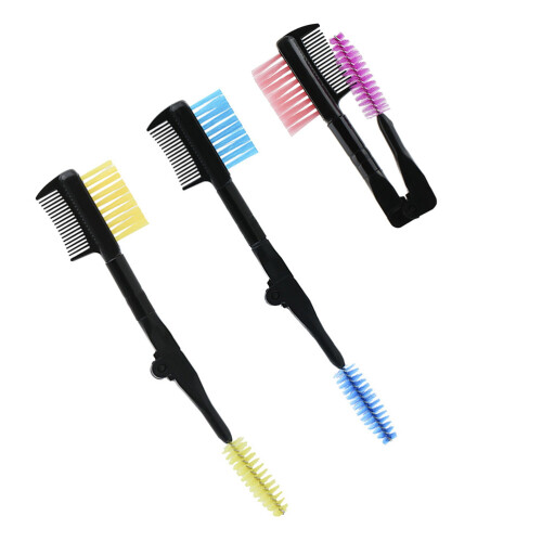 3 Pièces À Sourcils Pliable Double Embout Cils Compact