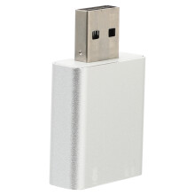 son externe 7.1 avec adaptateur USB, prise casque et microphone